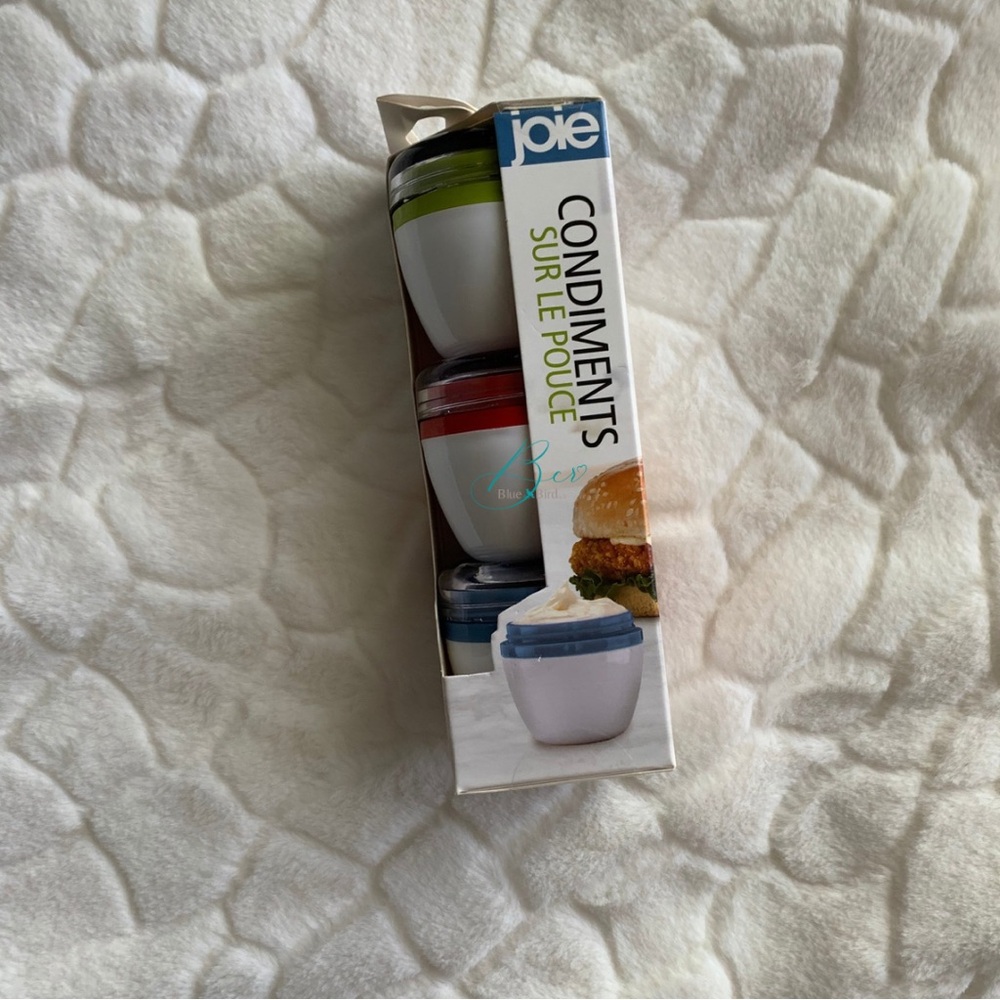Joie Colorful Condiment Containers